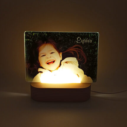 Φωτιστικό led με εκτύπωση - ορθογώνιο