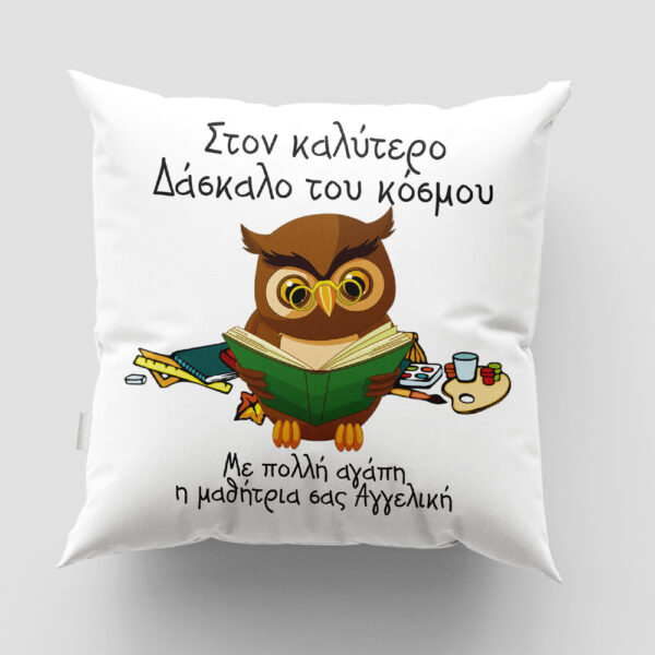 Mαξιλάρι για Δασκάλα / Δάσκαλο Σχέδιο 13