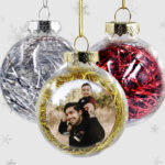 Χριστουγεννιάτικη μπάλα με φωτογραφία