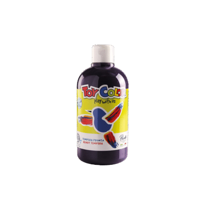 TOY COLOR ΤΕΜΠΕΡΑ SUPERWASHABLE 500ml PRIMARY ΜΑΥΡΗ