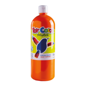 TOY COLOR ΤΕΜΠΕΡΑ SUPERWASHABLE 1000ml PRIMARY ΠΟΡΤΟΚΑΛΙ