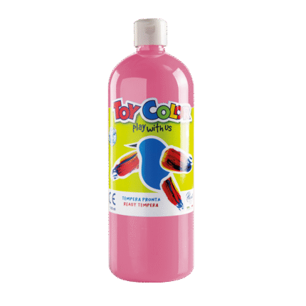 TOY COLOR ΤΕΜΠΕΡΑ SUPERWASHABLE 1000ml PRIMARY ΡΟΖ