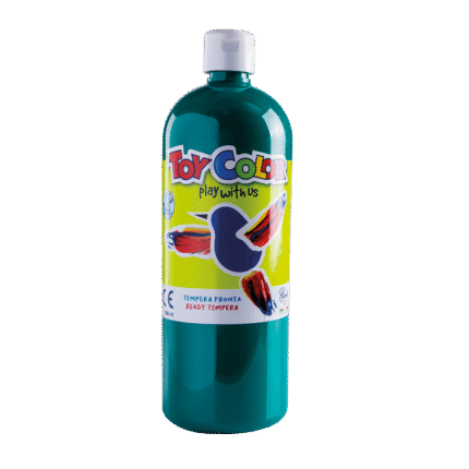 TOY COLOR ΤΕΜΠΕΡΑ SUPERWASHABLE 1000ml PRIMARY EMERALD ΠΡΑΣΙΝΟ