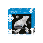 KOSMOS 3D ΚΑΤΑΣΚΕΥΗ ΜΕ LED 4 ΣΕ 1 ΠΟΛΙΚΗ ΑΡΚΟΥΔΑ CREATTO