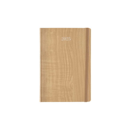ΗΜΕΡΟΛΟΓΙΟ ΗΜΕΡΗΣΙΟ ΜΕ ΛΑΣΤΙΧΟ ΗΜΙΕΥΚΑΜΠΤΟ ΕΞΩΦΥΛΛΟ PVC 17x24cm NATURA ΚΑΦΕ