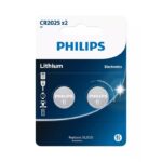 2 μπαταρίες CR2025 / blister PHILLIPS