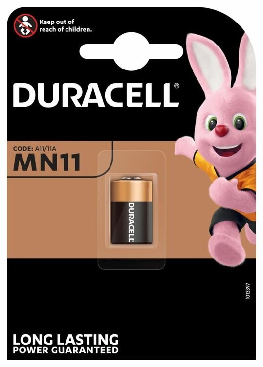 1 Μπαταρία / blister LR11-MN11 6V DURACELL 1 Μπαταρία / blister LR11-MN11 6V DURACELL