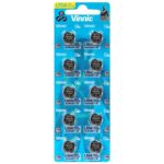 10 μπαταρίες / blister LR54-AG10 VINNIC