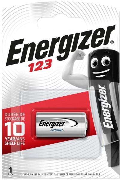 1 Μπαταρία / blister CR123A Energizer 1 Μπαταρία / blister CR123A Energizer