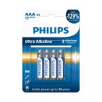 4 Μπαταρίες / blister LR03-AAA PHILIPS Ultra Alkaline