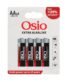 4 Μπαταρίες /  blister OSIO Extra Alkaline