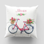 Μαξιλάρι με εκτύπωση - Ποδήλατο - Σχέδιο 1